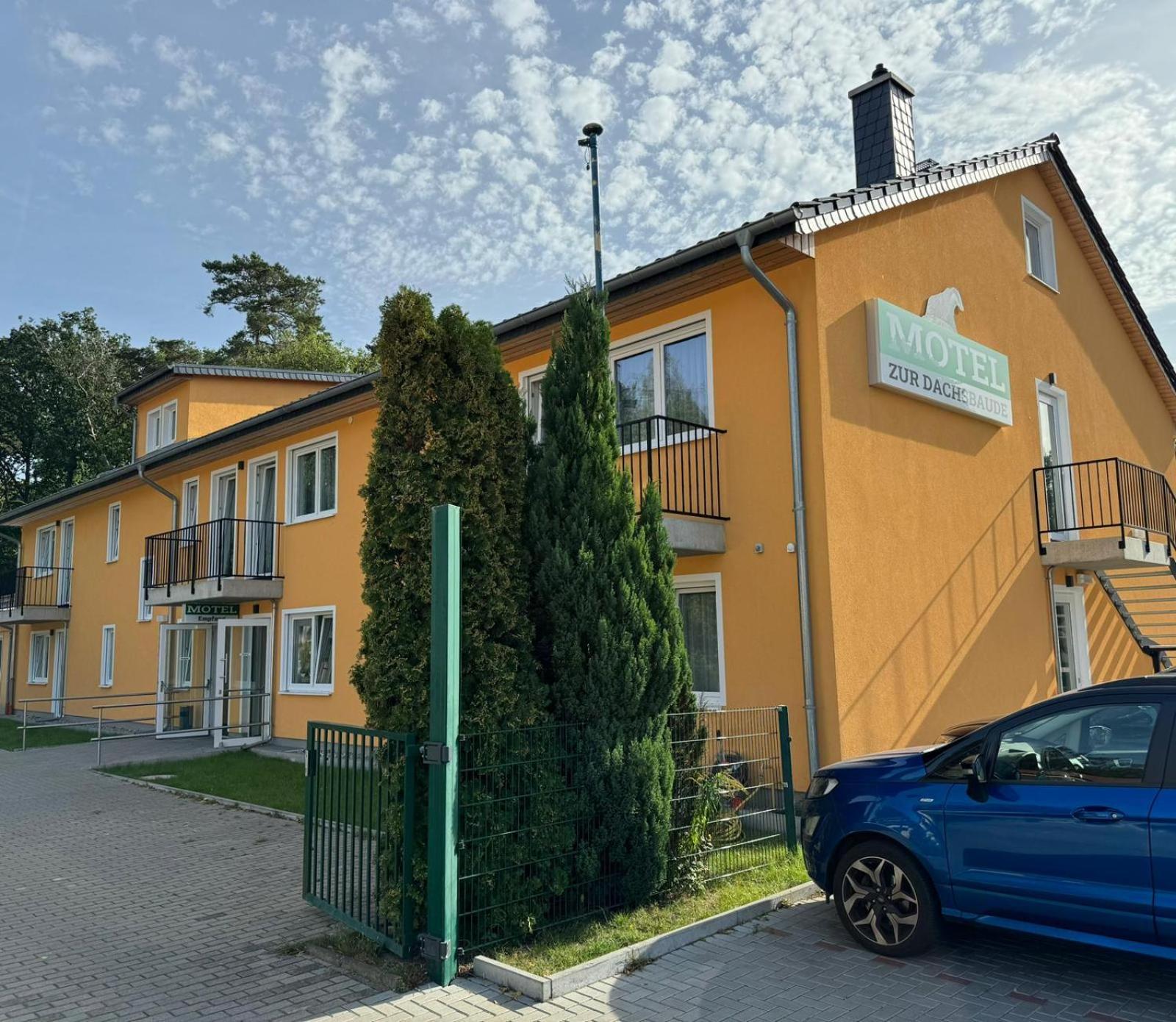 Motel Zur Dachsbaude Wandlitz Eksteriør bilde